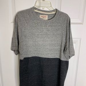 🔥Hot Sale🔥Men T Shirt. Color: Grey/Black. Size:Medium